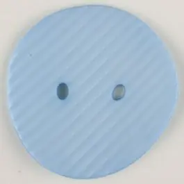 Schneller Versand Polyamidknopf schräg schraffiert, 2-loch – Größe: 34mm – Farbe: blau