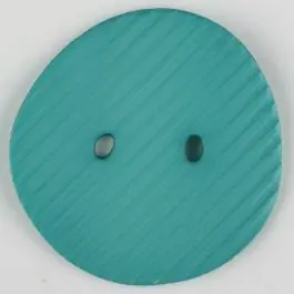 Weltweiter Versand Polyamidknopf schräg schraffiert, 2-loch – Größe: 34mm – Farbe: grün