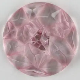 Plexiglasknopf mit Edelsteinschliff mit Öse – Größe: 20mm – Farbe: pink Kostenloser Rückversand