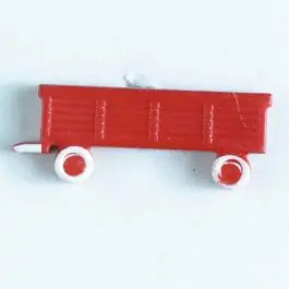 Kinderknopf Anhänger – Größe: 29mm – Farbe: rot Preiswert