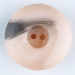 Polyesterknopf mit Wulstrand und dunklem Pinselstrich, rund, 2 loch – Größe: 30mm – Farbe: pink – Art.Nr. 384720 Kostenfreie Lieferung