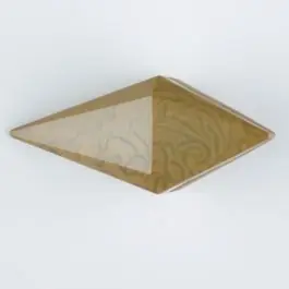 Jetzt Kaufen Polyamidknopf, Knebel mit Kanalöse – Größe: 42mm – Farbe: beige – Art.Nr. 424701