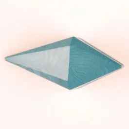 Gratis Versand Polyamidknopf, Knebel mit Kanalöse – Größe: 42mm – Farbe: grün – Art.Nr. 424704