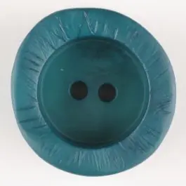 Neue Ware Polyamidknopf mit charaktervoller Struktur und tiefem Tellerrand, rund, 2 loch – Größe: 20mm – Farbe: grün – Art.Nr. 314730