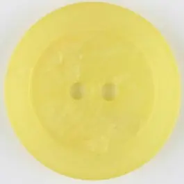 Neu Polyesterknopf, marmoriert, mit glattem Rand, rund, 2 loch – Größe: 30mm – Farbe: gelb – Art.Nr. 385711