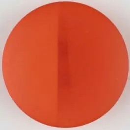 Highlight Polyesterknopf, von einem Wall durchzogen, rund, Öse – Größe: 23mm – Farbe: rot – Art.Nr. 345737