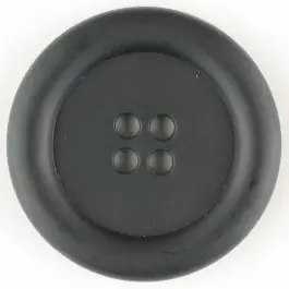 Polyamidknopf, mit breitem Rand, rund, 4 loch – Größe: 25mm – Farbe: schwarz – Art.Nr. 310921 Sofort Bestellen