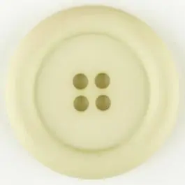 Polyamidknopf, mit breitem Rand, rund, 4 loch – Größe: 25mm – Farbe: beige – Art.Nr. 315718 Neu Im Sortiment