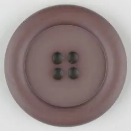 Polyamidknopf, mit breitem Rand, rund, 4 loch – Größe: 25mm – Farbe: braun – Art.Nr. 315720 Kostenloser Versand