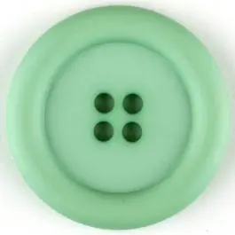 Polyamidknopf, mit breitem Rand, rund, 4 loch – Größe: 20mm – Farbe: grün – Art.Nr. 265726 Top-Angebot