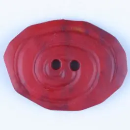 Polyamidknopf, marmoriert, oval, 2 loch – Größe: 30mm – Farbe: rot – Art.Nr. 345751 Heißes Angebot