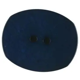 Mega-Angebot Polyesterknopf mit ungleichmäßiger Oberfläche, oval, 2 loch – Größe: 28mm – Farbe: blau – Art.Nr. 386715