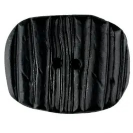 Polyamidknopf patiniert, oval, 2 loch – Größe: 34mm – Farbe: schwarz – Art.Nr. 370752 Original