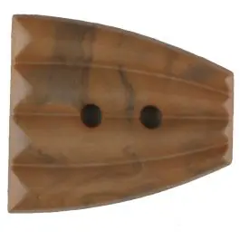 Zertifiziert Polyamidknopf, fächerförmig, 2 loch – Größe: 30mm – Farbe: beige – Art.Nr. 346725