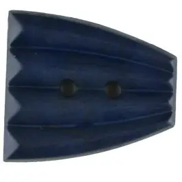 Beliebt Polyamidknopf, fächerförmig, 2 loch – Größe: 38mm – Farbe: blau – Art.Nr. 376752