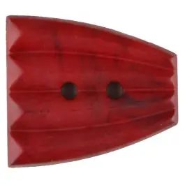 Polyamidknopf, fächerförmig, 2 loch – Größe: 38mm – Farbe: rot – Art.Nr. 376756 Wochenendangebot