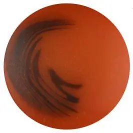 Bestseller Polyesterknopf Marmoreffekt mit Öse – Größe: 20mm – Farbe: orange – Art.Nr. 337712