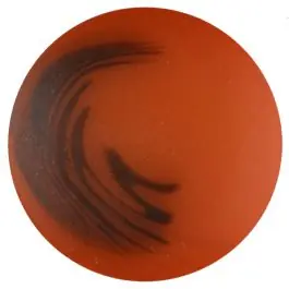 Polyesterknopf Marmoreffekt mit Öse – Größe: 30mm – Farbe: orange – Art.Nr. 387712 Geprüft