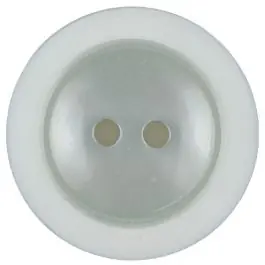 Abverkauf Polyesterknopf dezent umrandet mit 2 Löchern – Größe: 28mm – Farbe: grau – Art.Nr. 387713