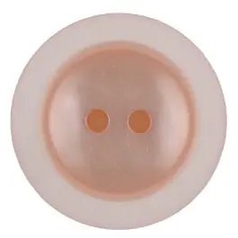 Polyesterknopf dezent umrandet mit 2 Löchern – Größe: 28mm – Farbe: pink – Art.Nr. 387722 Finale Aktion