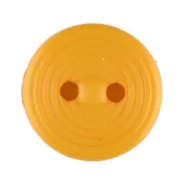 Polyamidknopf Rillenstruktur mit 2 Löchern – Größe: 13mm – Farbe: gelb – Art.Nr. 217718 Bestpreis