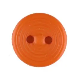 Polyamidknopf Rillenstruktur mit 2 Löchern – Größe: 13mm – Farbe: orange – Art.Nr. 217719 Angebot