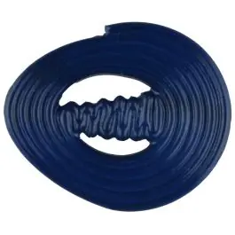 Heute Kaufen spiralförmiger Polyamidknopf mit Steg – Größe: 25mm – Farbe: blau – Art.Nr. 317717