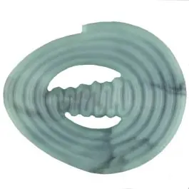 spiralförmiger Polyamidknopf mit Steg – Größe: 25mm – Farbe: grün – Art.Nr. 317719 Sonderangebot