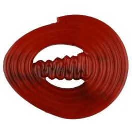 Highlight spiralförmiger Polyamidknopf mit Steg – Größe: 25mm – Farbe: rot – Art.Nr. 317722
