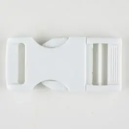 Steckschließe aus Polyamid – Größe: 20mm – Farbe: weiss – Art.Nr. 330915 Nur Heute