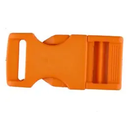 Steckschließe aus Polyamid – Größe: 20mm – Farbe: orange – Art.Nr. 331070 Direktkauf