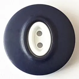 Polyamidknopf, Knopflöcher eingebettet in Oval mit 2 Löchern – Größe: 25mm – Farbe: marine – Art.Nr. 378736 Jetzt Zugreifen