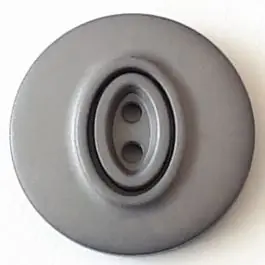 Polyamidknopf, Knopflöcher eingebettet in Oval mit 2 Löchern – Größe: 30mm – Farbe: grau – Art.Nr. 388737 Angebot