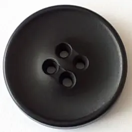 Polyesterknopf mit optischer Bruchstelle mit 4 Löchern – Größe: 20mm – Farbe: schwarz – Art.Nr. 331103 Kostenfreie Lieferung
