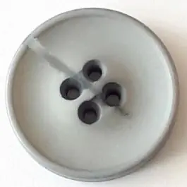 Polyesterknopf mit optischer Bruchstelle mit 4 Löchern – Größe: 20mm – Farbe: grau – Art.Nr. 338700 Günstig