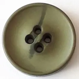 Polyesterknopf mit optischer Bruchstelle mit 4 Löchern – Größe: 20mm – Farbe: grün – Art.Nr. 338707 Neu