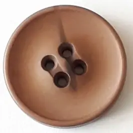 Online Kaufen Polyesterknopf mit optischer Bruchstelle mit 4 Löchern – Größe: 30mm – Farbe: braun – Art.Nr. 388702