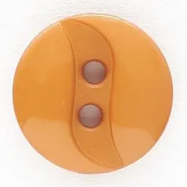 Polyamidknopf mit eingearbeiteter Wellenlinie mit 2 Löchern – Größe: 13mm – Farbe: beige – Art.Nr. 218701 Finale Aktion