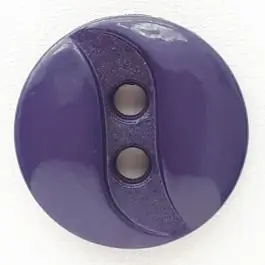 Polyamidknopf mit eingearbeiteter Wellenlinie mit 2 Löchern – Größe: 13mm – Farbe: blau – Art.Nr. 218708 Knallerangebot