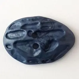 Polyamidknopf Mondlandschaft mit 2 Löchern – Größe: 30mm – Farbe: blau – Art.Nr. 378742 Exklusiv