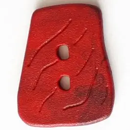 Polyamidknopf in asymmetrischer Trapezform mit 2 Löchern – Größe: 35mm – Farbe: rot – Art.Nr. 388735 Bestpreis