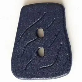 Top-Angebot Polyamidknopf in asymmetrischer Trapezform mit 2 Löchern – Größe: 45mm – Farbe: marine – Art.Nr. 428705