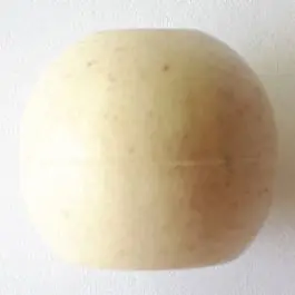 Kordelende aus echtem Holz – Größe: 16mm – Farbe: beige – Art.Nr. 241223 Aktuell