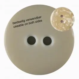 Polyesterknopf marmoriert, beidseitig verwendbar mit 2 Löchern – Größe: 18mm – Farbe: beige – Art.Nr. 312802 Direkt Vom Hersteller