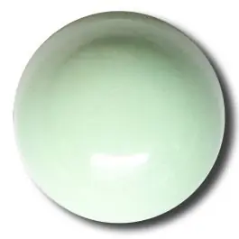 Weltweiter Versand glänzende konvexe Halbkugel mit Öse – Größe: 15mm – Farbe: mintgrün / grün – Art.Nr. 222832