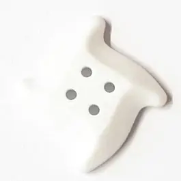 Must-Have süßer Seesternknopf mit 4 Löchern – Größe: 28mm – Farbe: weiss – Art.Nr. 331149