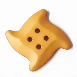 Geld-Zurück-Garantie süßer Seesternknopf mit 4 Löchern – Größe: 28mm – Farbe: beige – Art.Nr. 332814