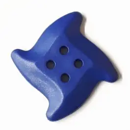 süßer Seesternknopf mit 4 Löchern – Größe: 32mm – Farbe: mittelblau – Art.Nr. 372817 Begrenztes Angebot