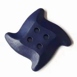 süßer Seesternknopf mit 4 Löchern – Größe: 32mm – Farbe: marine / dunkelblau – Art.Nr. 372818 Preisknaller