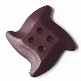 süßer Seesternknopf mit 4 Löchern – Größe: 32mm – Farbe: flieder/lila – Art.Nr. 372819 Letzte Chance